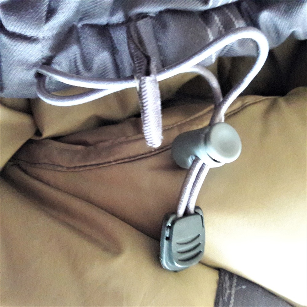 dup Stussy Ultra Puffer Jacket Grey Snow Board Ski Down Feather YKK Zipper M D - Picture 7 of 8